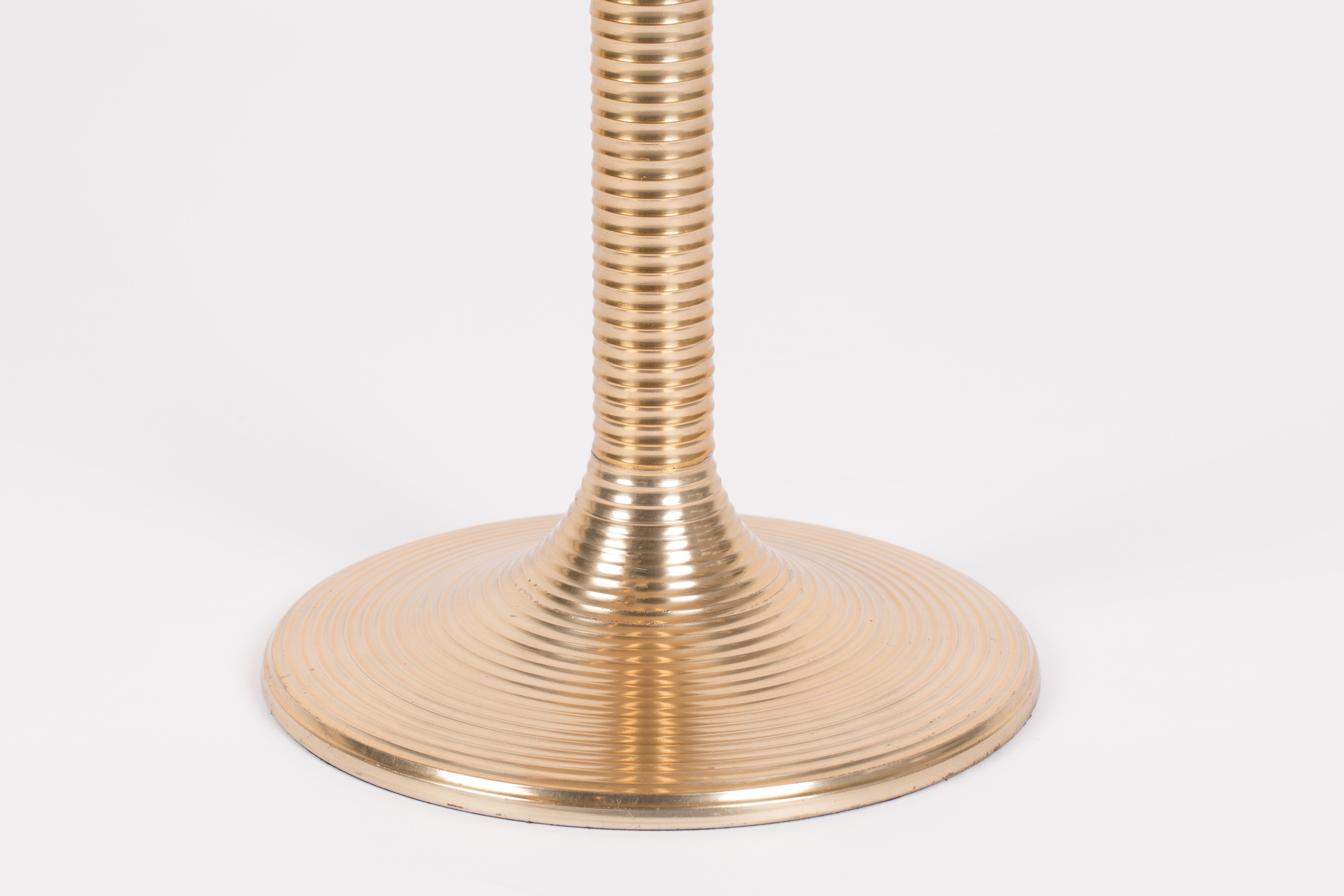 Bold Monkey Hypnotising Gold Round Side Table